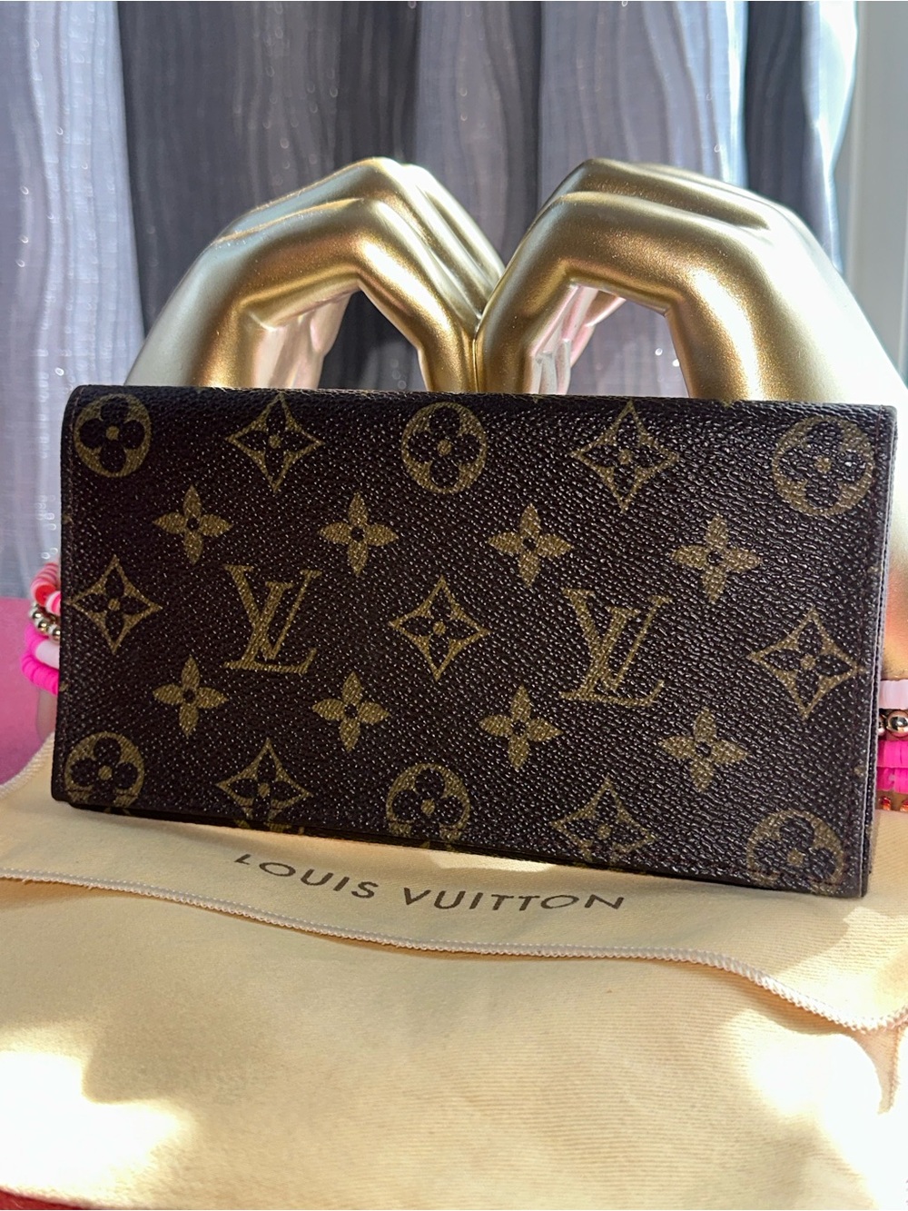 🌟 1984 Authentic-Vintage Louis Vuitton Monogram Long Wallet 🌟 Pouchette